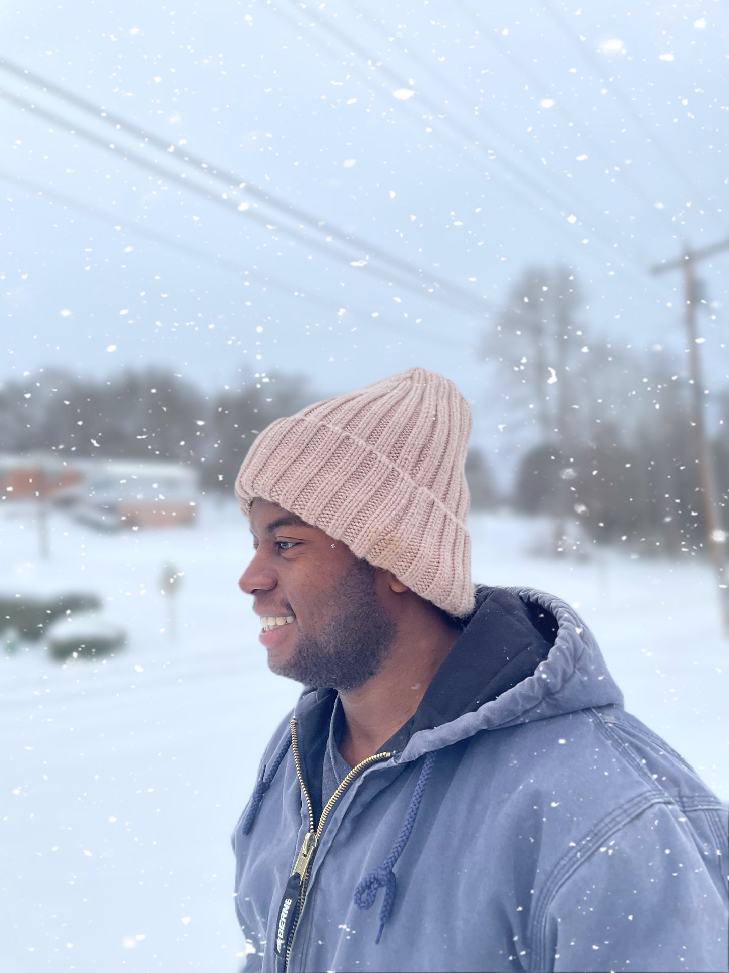 Satin Lined Knitted Beanie | Light Pink | Girlslovelace